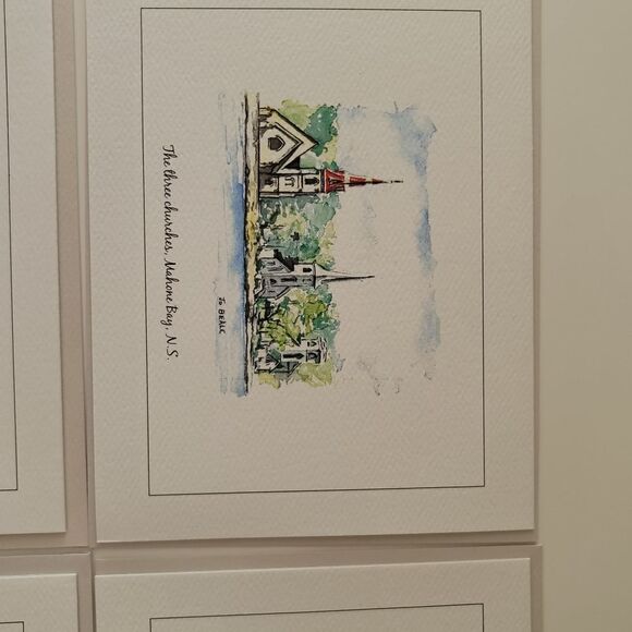 Artist Note Cards Jo Beale Peggy's Cove Artist Cards Set of 5 #0155 - Picture 3 of 15